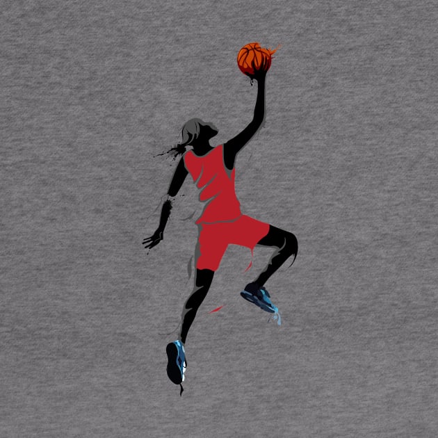 Basketball girl by Wirehitter